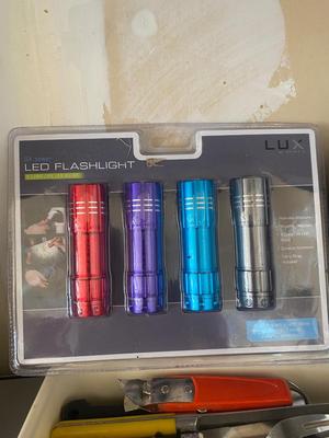 CAMPING COOKWARE, FLATWARE, FLASHLIGHTS M, COFFEE MAKER/PERCOLATOR HATCHET AND OTHER GOODIES!