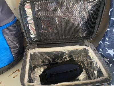 NICE LUNCH BOXES AND LARGE INSULATED BAG