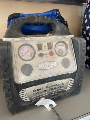 HANDY 6-IN-1 PORTABLE POWER SOURCE