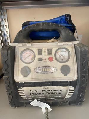 HANDY 6-IN-1 PORTABLE POWER SOURCE
