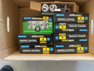 30 60w LIGHT BULBS