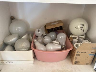 HUGE ASSORTMENT OF LIGHT BULBS! A MUST HAVE FOR ANY HOUSEHOLD