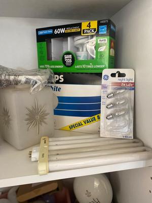 HUGE ASSORTMENT OF LIGHT BULBS! A MUST HAVE FOR ANY HOUSEHOLD