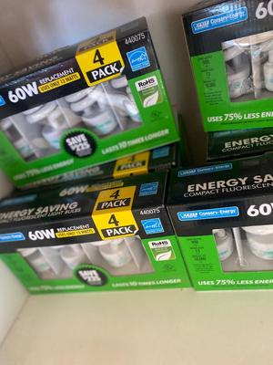 RECHARGEABLE BATTERY CHARGER AND MANY LIGHT BULBS