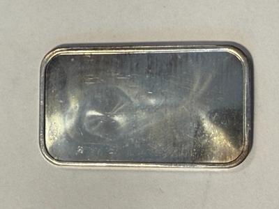 Scarce 1973 Be My Valentine Vintage 1oz .999 Silver Art Bar as Pictured. FREE DOMESTIC SHIPPING.