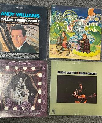 Mixed Lot of 8 Vintage Vinyl Record Albums
