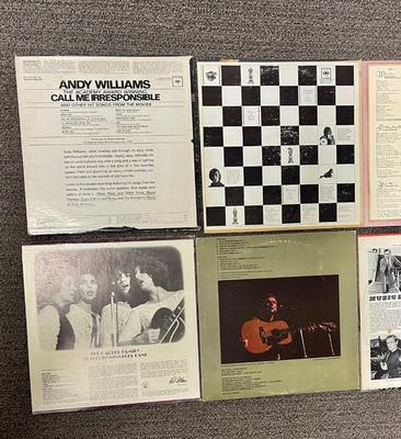 Mixed Lot of 8 Vintage Vinyl Record Albums