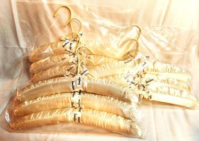 Lot #31 Lot of 3 sealed bags of Vintage Neiman Marcus padded Clothes Hangers