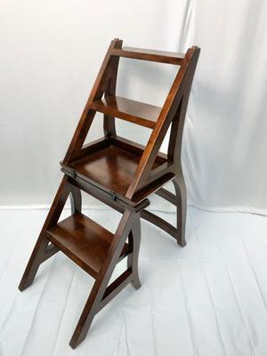 Lot P 630 Convertible Library Ladder Chair