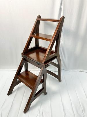 Lot P 630 Convertible Library Ladder Chair