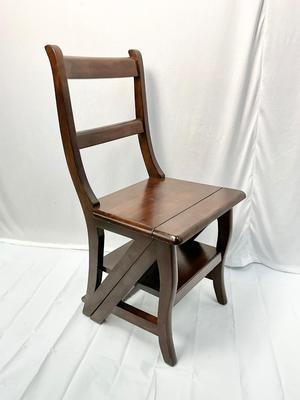 Lot P 630 Convertible Library Ladder Chair