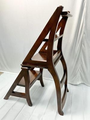 Lot P 630 Convertible Library Ladder Chair