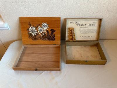 6 CIGAR BOXES
