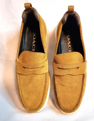 Lot #42 Pair of COACH Men's CitySole Loafers - Suede
