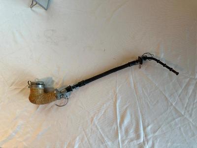 HOOKAH PIPE, ADVERTISING TAPE MEASURE AND CALENDAR MIRROR