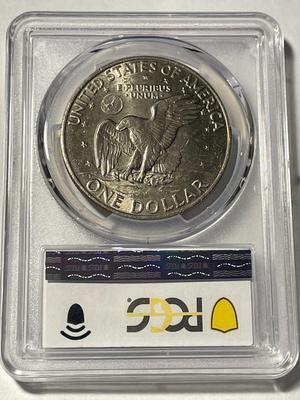 PCGS CERTIFIED 1971-P MS65 EISENHOWER DOLLAR AS PICTURED. FREE DOMESTIC SHIPPING.