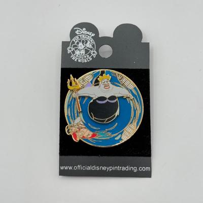 LOT 121K: Disney Trading Pins - Finding Nemo, The Little Mermaid Ursula, Scuba Mickey & Surfing Mickey