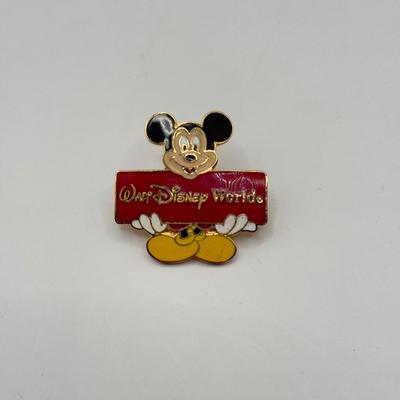 LOT 122J: Disney Mickey Mouse Trading Pins - Poncho, Graduation, Sorcerer Mickey, Walt Disney World & More