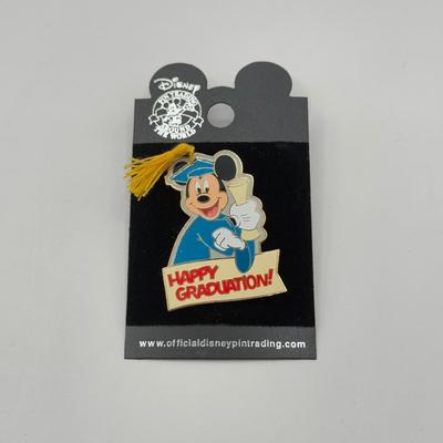 LOT 122J: Disney Mickey Mouse Trading Pins - Poncho, Graduation, Sorcerer Mickey, Walt Disney World & More