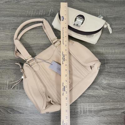 LOT 127B: Jennifer Lopez JLo Cream/Beige Handbag w/ Tag & Dolce & Gabanna Clutch