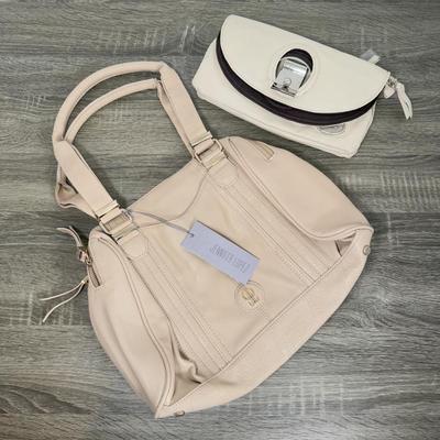 LOT 127B: Jennifer Lopez JLo Cream/Beige Handbag w/ Tag & Dolce & Gabanna Clutch