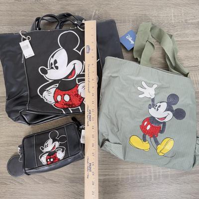 LOT 129B: Disney Mickey Mouse Sequin Bags w/ Tags