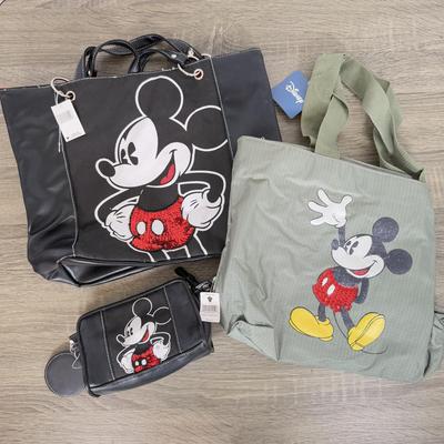 LOT 129B: Disney Mickey Mouse Sequin Bags w/ Tags