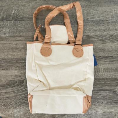 LOT 130B: Disney Bags w/ Tags - Mickey Mouse Wristlets, Eeyore Shoulder Bag, Colorful Roses Mickey Canvas Tote & More