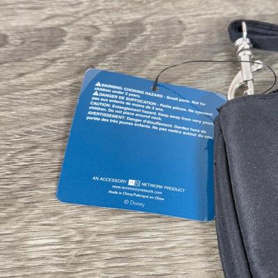 LOT 130B: Disney Bags w/ Tags - Mickey Mouse Wristlets, Eeyore Shoulder Bag, Colorful Roses Mickey Canvas Tote & More