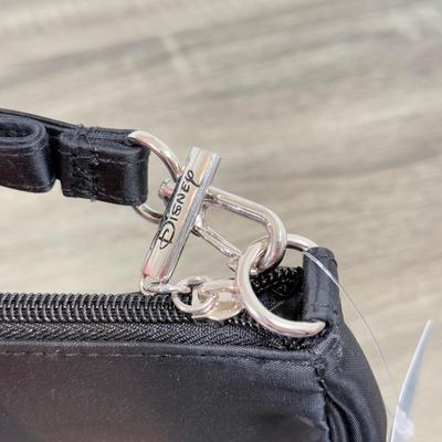 LOT 130B: Disney Bags w/ Tags - Mickey Mouse Wristlets, Eeyore Shoulder Bag, Colorful Roses Mickey Canvas Tote & More