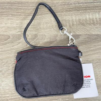 LOT 130B: Disney Bags w/ Tags - Mickey Mouse Wristlets, Eeyore Shoulder Bag, Colorful Roses Mickey Canvas Tote & More