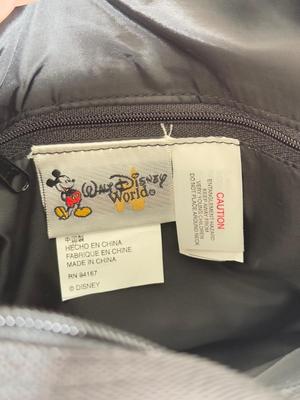 LOT 131B: Disney Bags - Mickey Mouse Backpack, Walt Disney World 50 Year Anniversary Bag & WDW 2000s Fanny Pack