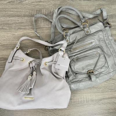 LOT 132B: Casual Grey Purses - Liz Claiborne w/ Tag & Sonoma