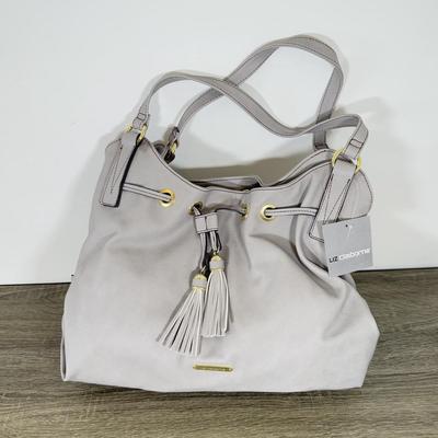 LOT 132B: Casual Grey Purses - Liz Claiborne w/ Tag & Sonoma