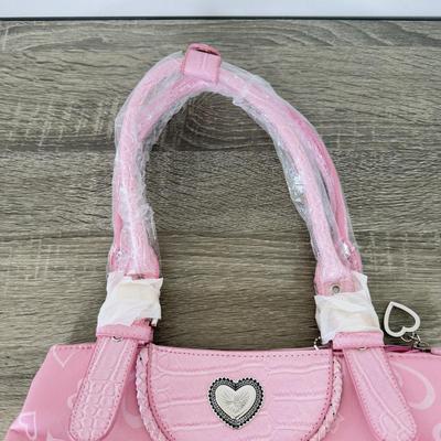 LOT 134B: Pink Purse Collection - Prada Wallet, Heart Bags & Nine West w/ Tag