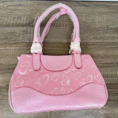 LOT 134B: Pink Purse Collection - Prada Wallet, Heart Bags & Nine West w/ Tag