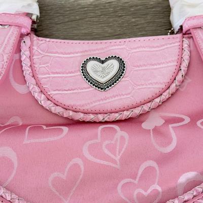 LOT 134B: Pink Purse Collection - Prada Wallet, Heart Bags & Nine West w/ Tag