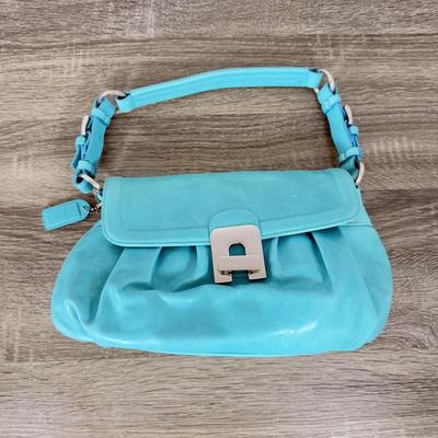 LOT 135B: Purple Guess Bag w/ Tag, Teal Pink Garden Purse & Large Blue Becca Bag