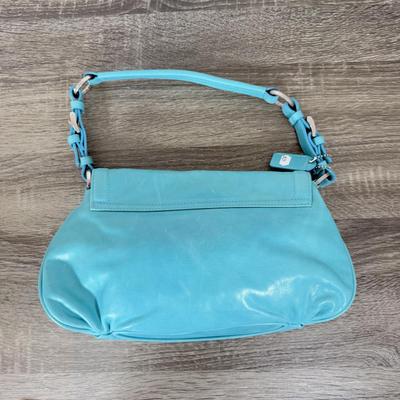 LOT 135B: Purple Guess Bag w/ Tag, Teal Pink Garden Purse & Large Blue Becca Bag