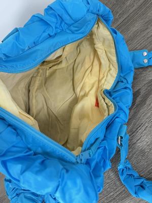 LOT 135B: Purple Guess Bag w/ Tag, Teal Pink Garden Purse & Large Blue Becca Bag