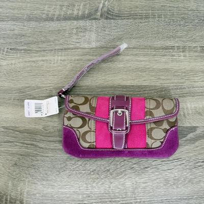 LOT 137B: Three Coach Wallets - One w/ Tag, 2 w/ Paperwork