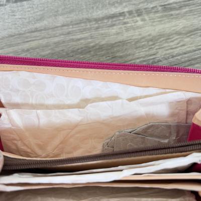 LOT 137B: Three Coach Wallets - One w/ Tag, 2 w/ Paperwork