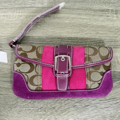 LOT 137B: Three Coach Wallets - One w/ Tag, 2 w/ Paperwork