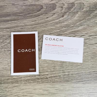 LOT 137B: Three Coach Wallets - One w/ Tag, 2 w/ Paperwork