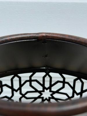 LOT 138A: Home Decor - Decorative Mirror & Metal Vase