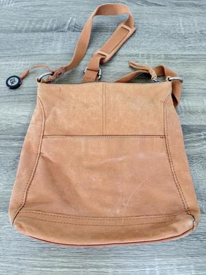 LOT 139B: Y2K Gianni Patchwork Purse, Brown Mudd Shoulder Bag & The Sak Striped Handbag