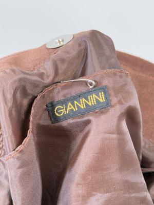 LOT 139B: Y2K Gianni Patchwork Purse, Brown Mudd Shoulder Bag & The Sak Striped Handbag