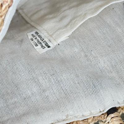 LOT 140B: Escada Rockin' Rio Lined Canvas Tote & Cherokee Woven Bag w/ Tag