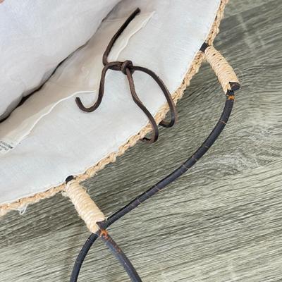 LOT 140B: Escada Rockin' Rio Lined Canvas Tote & Cherokee Woven Bag w/ Tag