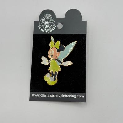LOT 152J: Disney Trading Pins - Mickey & Minnie in Prop Plane, Minnie as Tinkerbell, Computer Programmer Mickey & More
